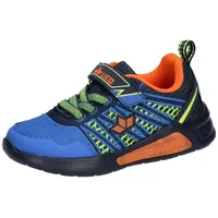 LICO Blinky Boy Sneaker Blau/Marine/Orange, 23 EU