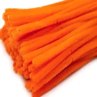 MaDDma Pfeifenreiniger Basteldraht 6 mm Länge 30 cm orange