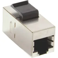 InLine RJ45 Buchse / Buchse Einsatz, SNAP-In, Cat.6 STP
