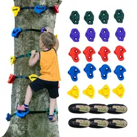 Vevor Ninja Baumkletterset 20 Baumklettergriffe 6 Ratschengurte Außenbereich