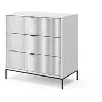 Vicco Kommode Eliza, 80 x 81.2 cm mit 3