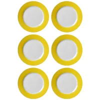 Ritzenhoff & Breker Doppio Dessertteller 6er Set Gelb