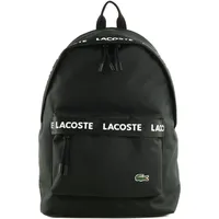 Lacoste Rucksack Neocroc Logo-Backpack Tape Noir