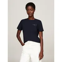 Tommy Hilfiger 1985 Reg Mini Corp Logo Kurzarm-T-Shirt Nos