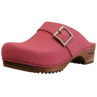 Sanita Clog | Original handgemacht | Leder-Holzclogs für Damen