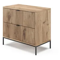 Vicco Nachttisch Eliza Viking Oak, 66 x 60 cm