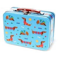 Rex London Metallköfferchen Sausage Dog Metall Box Dackel-Motiv für