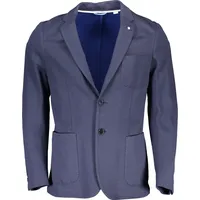 GANT Eleganter Herrenblazer Blau - Klassische Jacke mit Taschen