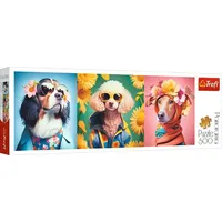 Trefl Puzzle 500 Panorama Hunde Fashion Week
