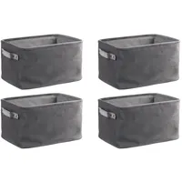 Home4You Aufbewahrungskörbe 4er Set, 36 x 26 cm -