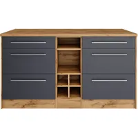 Kochstation Kücheninsel KS-Wien 153 x 100 x 85 cm