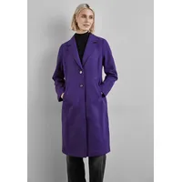 STREET ONE Damen, A201958 Mantel in Woll-Optik, deep Lilac,