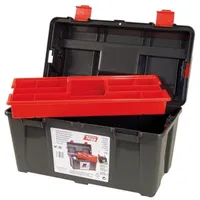 Tayg 130007 Werkzeugkasten aus Kunststoff Nr.30, schwarz, 445 x