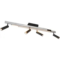 Trio LED-Strahler Zeno Metall Grau Alu