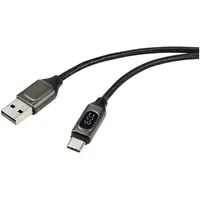 Renkforce USB-Kabel USB 2.0 USB-A Stecker, USB-C® Stecker 1.00