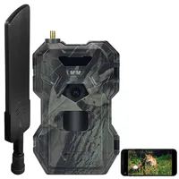 VisorTech 4G/LTE-Wildkamera mit 2K-Auflösung, 30 MP, PIR-Sensor, No-Glow-IR-LEDs