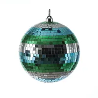 Satisfire Spiegelkugel 20cm Ocean Discokugel Party Disko Deko blau