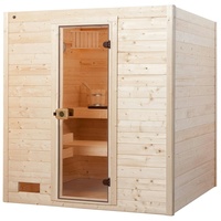 Weka Sauna Valida 3 mit Glastür - Massivholzsauna 38