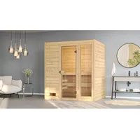 Weka Sauna Valida Gr. 2 mit Glastür + Fenster