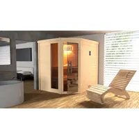 Weka Premium Massivholzsauna Turku 1 Sparset 3 inkl. 9