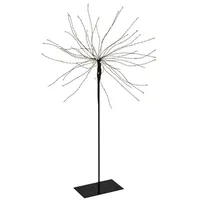 Star Trading 3D-LED-Standstern FIREWORK schwarz - Schwarz