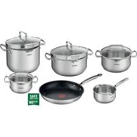 Tefal Duetto+ G732SA55 Topfset 10-teilig - Silber