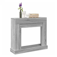 VidaXL Kaminumrandung Grau Sonoma 100x30x87,5 cm Holzwerkstoff - Vidaxl