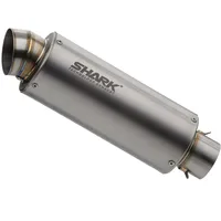 Shark exhaust SRC 4 Titan silber, silber