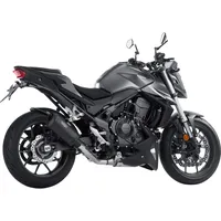 Shark exhaust DSX-10 Edelstahl beschichtet schwarz-matt, schwarz