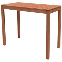 Harms Import Bartisch Länge 120 cm Braun Eukalyptus Garten-Möbel