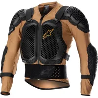 Alpinestars Bionic Action V2 Protektorenjacke - Beige/Schwarz/Orange / XL