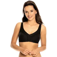 VIANIA Baumwoll Soft BH Basic in schwarz - Gr.:
