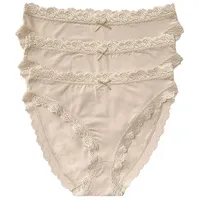 NINA VON C. Damen-Slip 3er-Pack Haut Größe 38