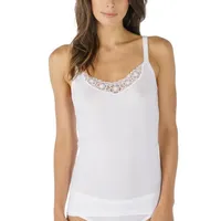 MEY 2000" Sporty Cami-Top Weiß Baumwolle 40 Damen