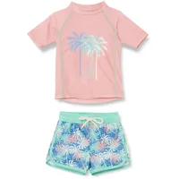 Playshoes Unisex Kinder UV-Schutz Bade-Set zweiteilig Schwimmshirt Badeshorts Badebekleidung,
