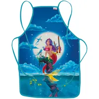ROTH Mädchen Kinder Malschürze Magische Meerjungfrau blau Einheitsgröße 1