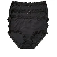 NINA VON C. 3er Pack Taillenslip in schwarz |