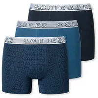 SCHIESSER Retroshorts 3er-Pack Basic Kids in Blau | Gr.: