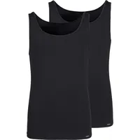 SKINY Cotton Essentials Unterhemd, 2er-Pack, für Kinder, 7665 Black,