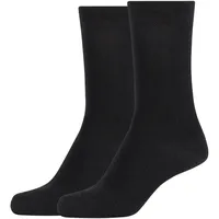 CAMANO Damen-Socken 2 Paar schwarz Größe 35-38