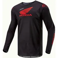 Alpinestars Honda Racer Iconic Trikot - Schwarz/Rot / XL