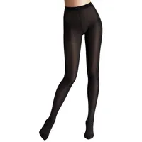 WOLFORD Merino-Strumpfhose in Black | S