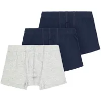 NAME IT Boxershorts 3-St) blau|grau 146/152