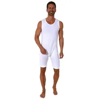 NORMANN CARE Pflegebody Ärmellos Unisex, kurzer Pflegeoverall ohne Ärmel