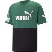 Puma Herren Shirt Power Colorblock Tee Vine M