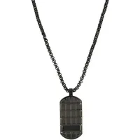 S.Oliver Kette mit Anhänger 2038876 Schwarz / Edelstahl