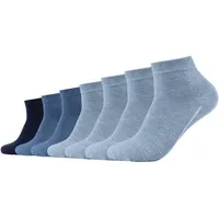 CAMANO Kurzsocken (7 Paar), blau