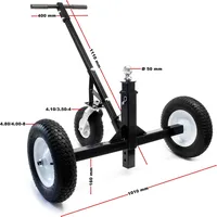 Wiltec Rangierhilfe für Anhänger und Wohnwagen bis 500 kg