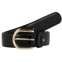Aigner Business Gürtel Leder 100 cm schwarz