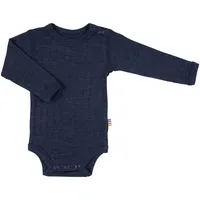 Joha Body langarm Rippqualität Wolle/Seide, blau, 56